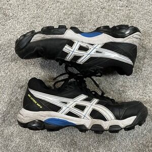 ASICS GelLethal MP6 7.5 Black‎ Turf Cleats Training Athletic Field Sports Mens